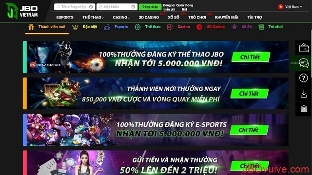 Các chương trình của JBO Các chương trình của JBO