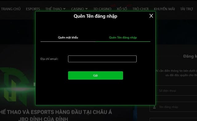 Chia sẻ cách lấy lại mật khẩu hiệu quả khi người chơi vô tình quên tên đăng nhập Chia sẻ cách lấy lại mật khẩu hiệu quả khi người chơi vô tình quên tên đăng nhập