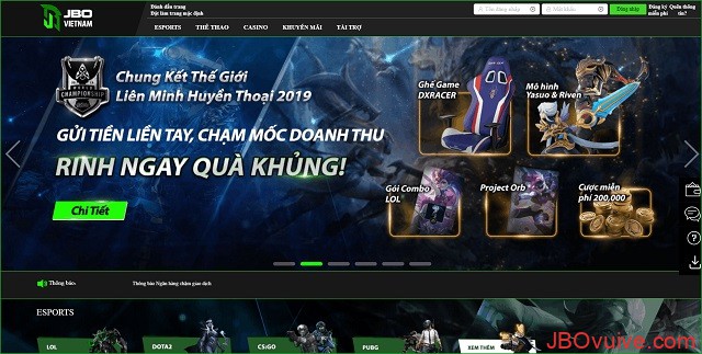 Giao diện nhà cái jbo ấn tượng Giao diện nhà cái jbo ấn tượng